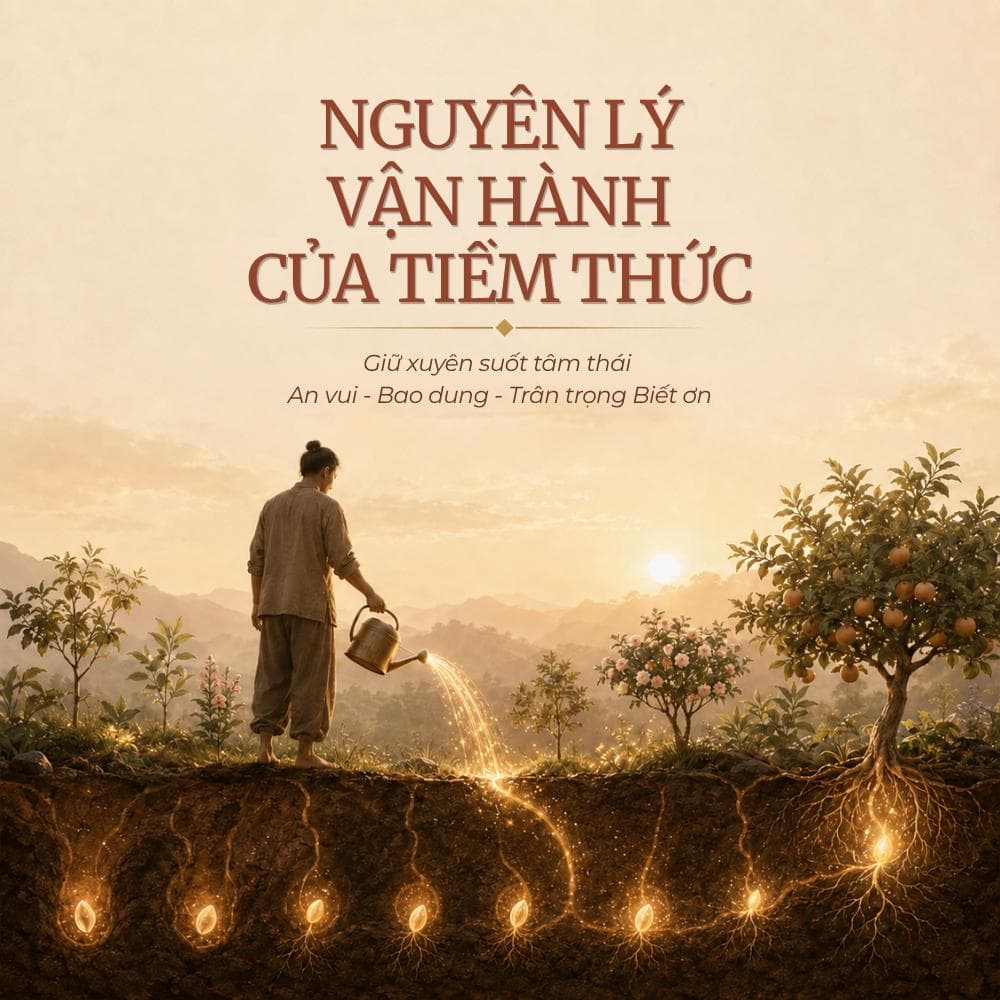 NGUYÊN LÝ VẬN HÀNH CỦA TIỀM THỨC (PHẦN 1)