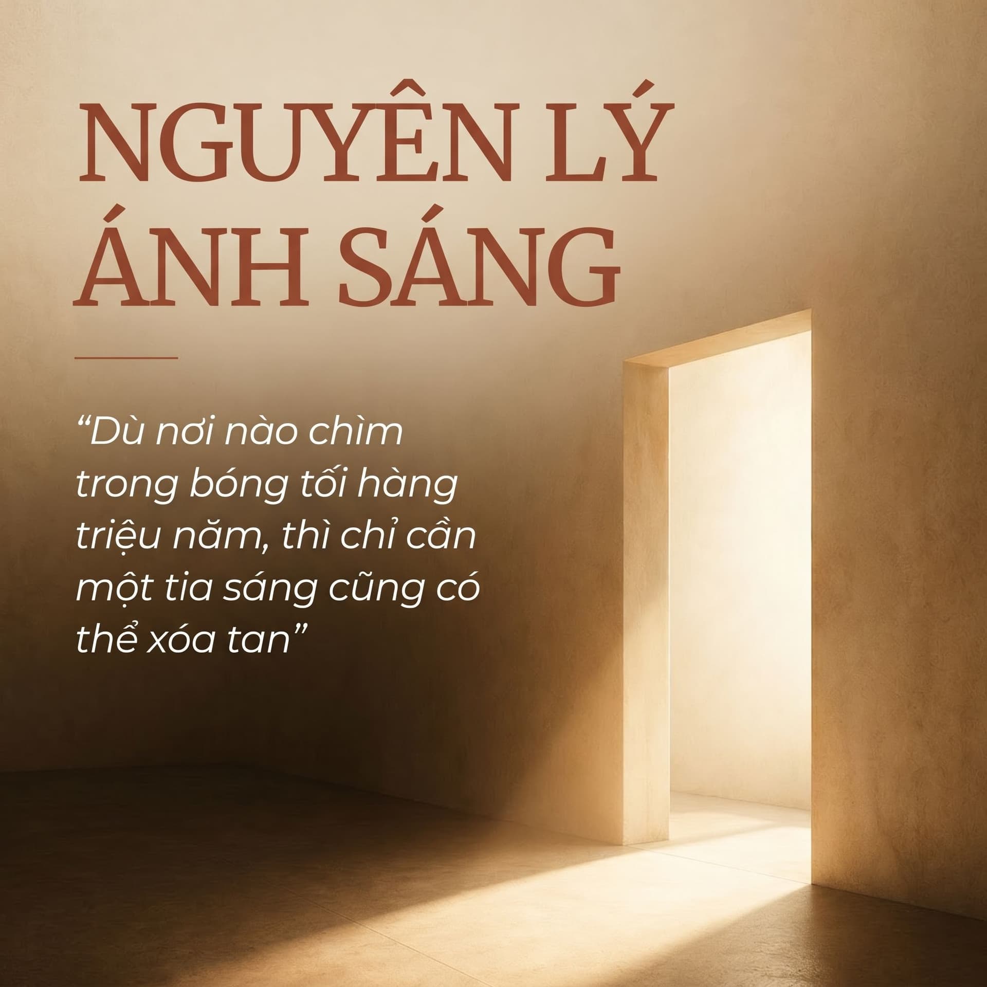NGUYÊN LÝ ÁNH SÁNG