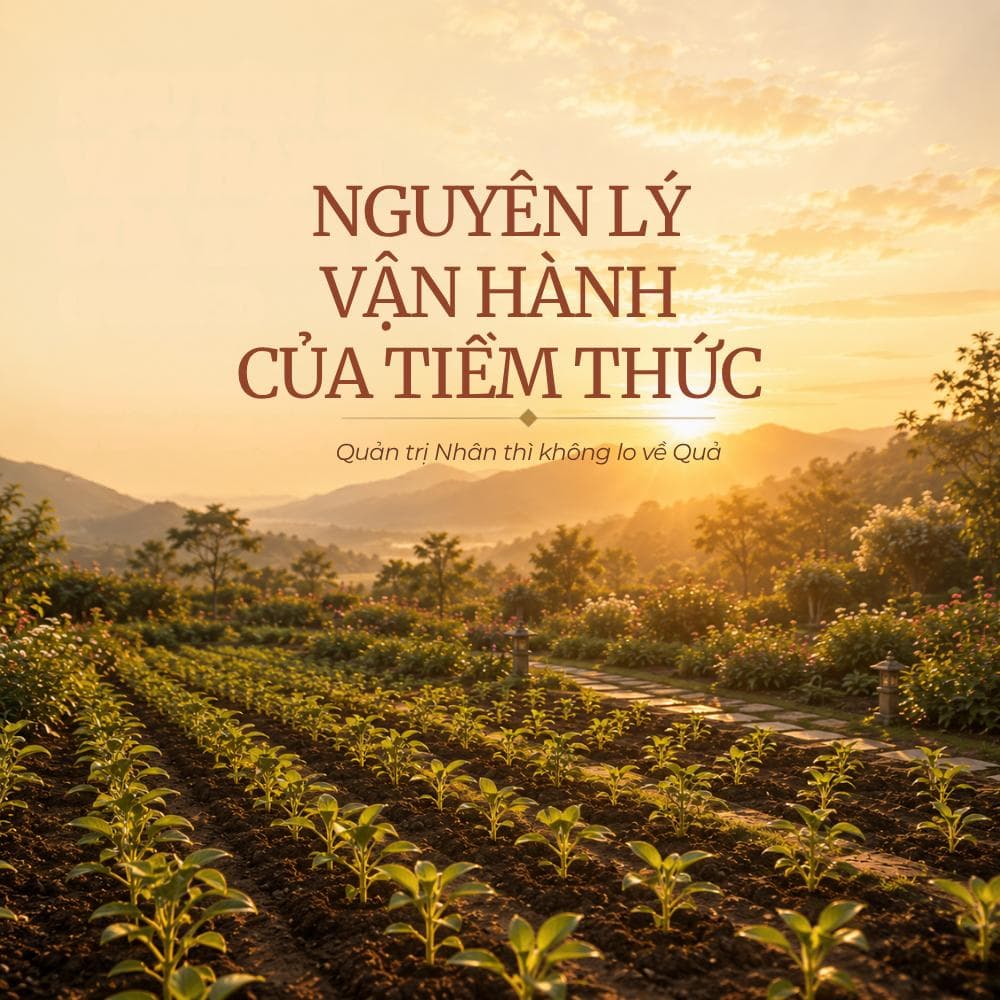 NGUYÊN LÝ VẬN HÀNH CỦA TIỀM THỨC (PHẦN 2)
