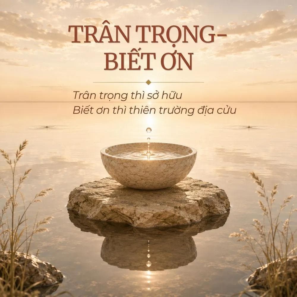 TÂM THÁI (PHẦN 1): TRÂN TRỌNG - BIẾT ƠN