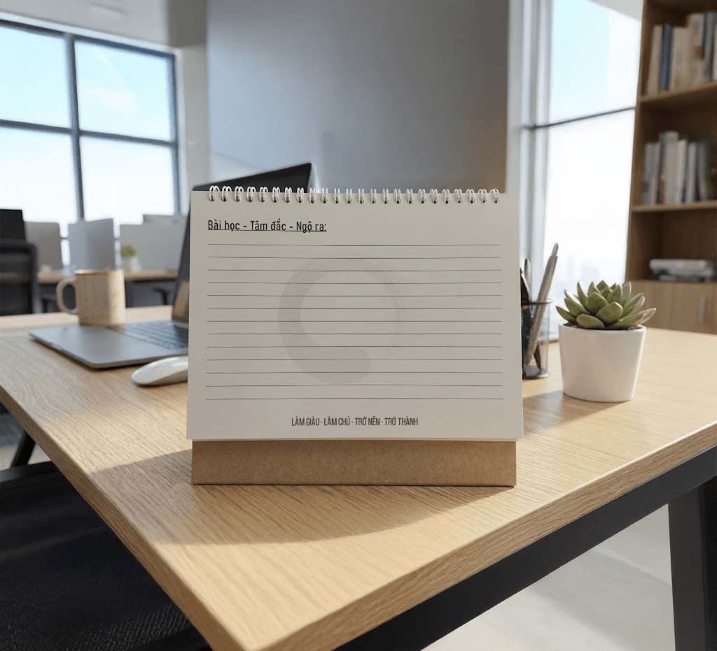 Ngọn đèn trong căn phòng tối